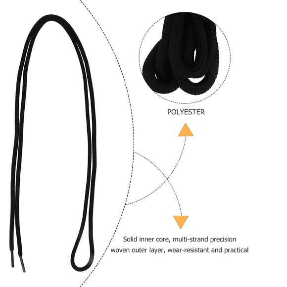 unbranded 2 Pares De Cordones Para Casual En Color Negro Con