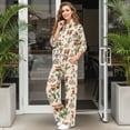 thumbnail image 3 of Yuyamidu Highland Cow Cactus Women's Tracksuits Matching Lounge Sets Loungewear 2 Piece Outfits Drawstring Sweatshirt Wide Leg Sweatpants Sweatsuit for Home Travel Athletic Tops Bottoms Set, 3 of 7