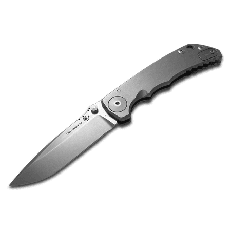 SPARTAN BLADES Harsey Folder Frame Lock Titanium & Stonewashed CPM MagnaCut Stainless Pocket Knife