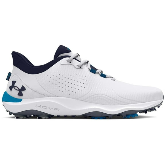 NEW Under Armour Men's Drive Pro Golf Shoes White/Blue - 13 M
