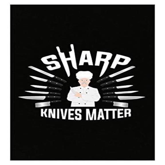 Funny Chef Sharp Knives Matter Poster - Wall Decor Gift