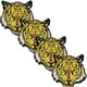 thumbnail image 1 of Parche de Tigre PatchPros Tiger06 25x25cm Amarillo/Blanco Bordado Adhesivo, 1 of 1
