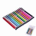 10Pcs/Set Capacitive Pen Colorful Metal Touch Screen Stylus Pens for