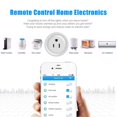thumbnail image 4 of Prise Wifi Intelligente Compatible avec Alexa, 2 Packs Mini Prise Wifi Intelligente Fonction de Minuterie Sans Hub Requis Contrôlez Vos Appareils de n'Importe Où pour iOS Android Téléphone Intelligent Tablettes, 4 of 7