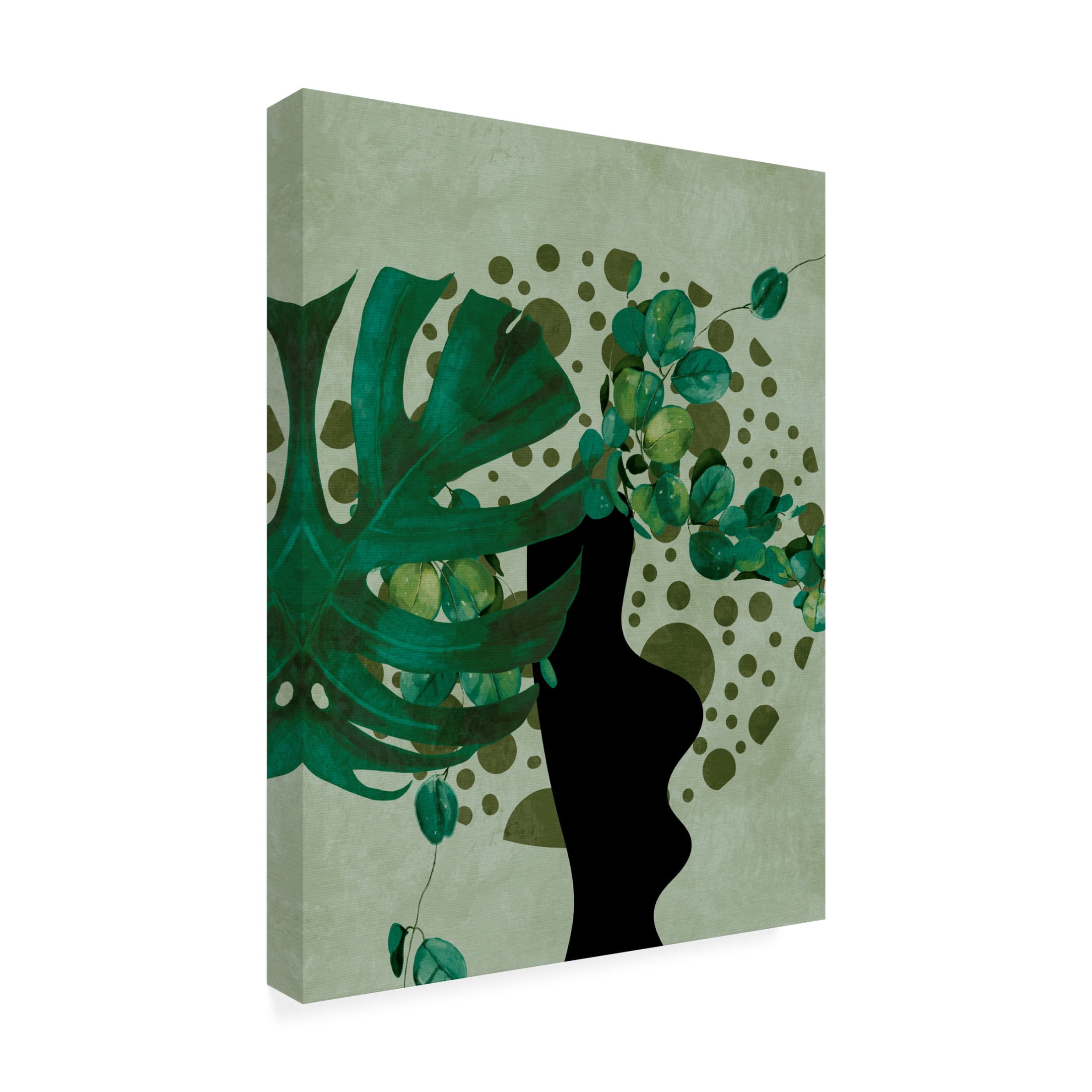 Trademark Fine Art Ana Rut Bre Leaves More 5 Canvas Wall Art