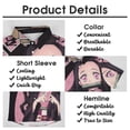 thumbnail image 5 of Demon Slayer Nezuko Mens Hawaiian Shirt Loose Fit Shirts - Short Sleeve And Button Down Hawaiian Shirt for Men with Pocket, 5 of 7