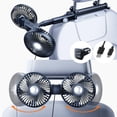 thumbnail image 1 of Ventilador de coche Nauttxon para niños con brazo largo retráctil para asientos traseros, 1 of 6