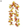thumbnail image 2 of Cheers.US Fall Garland Maple Leaf, Hanging Vine Garland Artificial Autumn Foliage Garland Thanksgiving Decor for Home Wedding Fireplace Party, 2 of 7