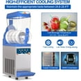 thumbnail image 4 of Slushie Machine Commercial - 500W 15L Tanks Commercial 110V Slushy Maker Machine 304 Stainless Steel Margarita Machines Efficient Cooling The Ideal Slushie Machine for Bars Cafes Restaurants, 4 of 6