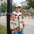 thumbnail image 4 of Xixirimido Dragonfly Bohemian Mandala Printed Kids Zip Up Hoodies for Boys Girls 3D Graphic Hooded Sweatshirt Zipper Long Sleeve Pullover Top with Pockets Velvet Lining, 6-8 Years, 4 of 7