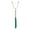 Green, variant on Matoen Barbecue Kebabs Stainless Steel U-shaped Barbece fork with Wooden Handle for Outdoor Barbecue Green