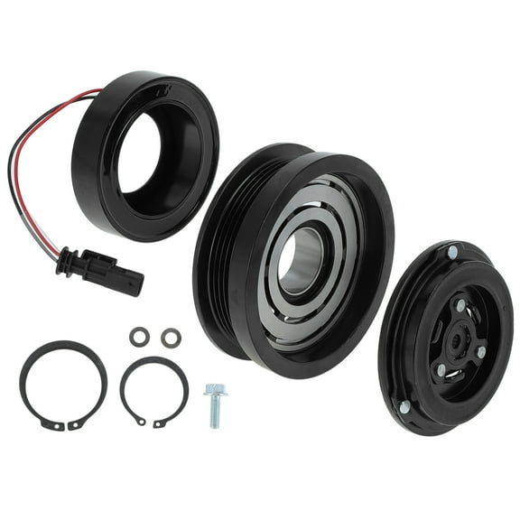 Air Conditioner AC Compressor Clutch Kit for Chevrolet Equinox 2018-2020 L4 2.0L for GMC Terrain 2018-2020 for Buick Envision 16-20 for CVC AC Compressor Clutch Pulley w/Bearing