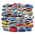 thumbnail image 1 of BR Pegatinas únicas de grafiti de carreras de supercoches, 102 unidades, perfectas para decoración de ordenador portátil, scooter, equipaje y maletero, 1 of 3