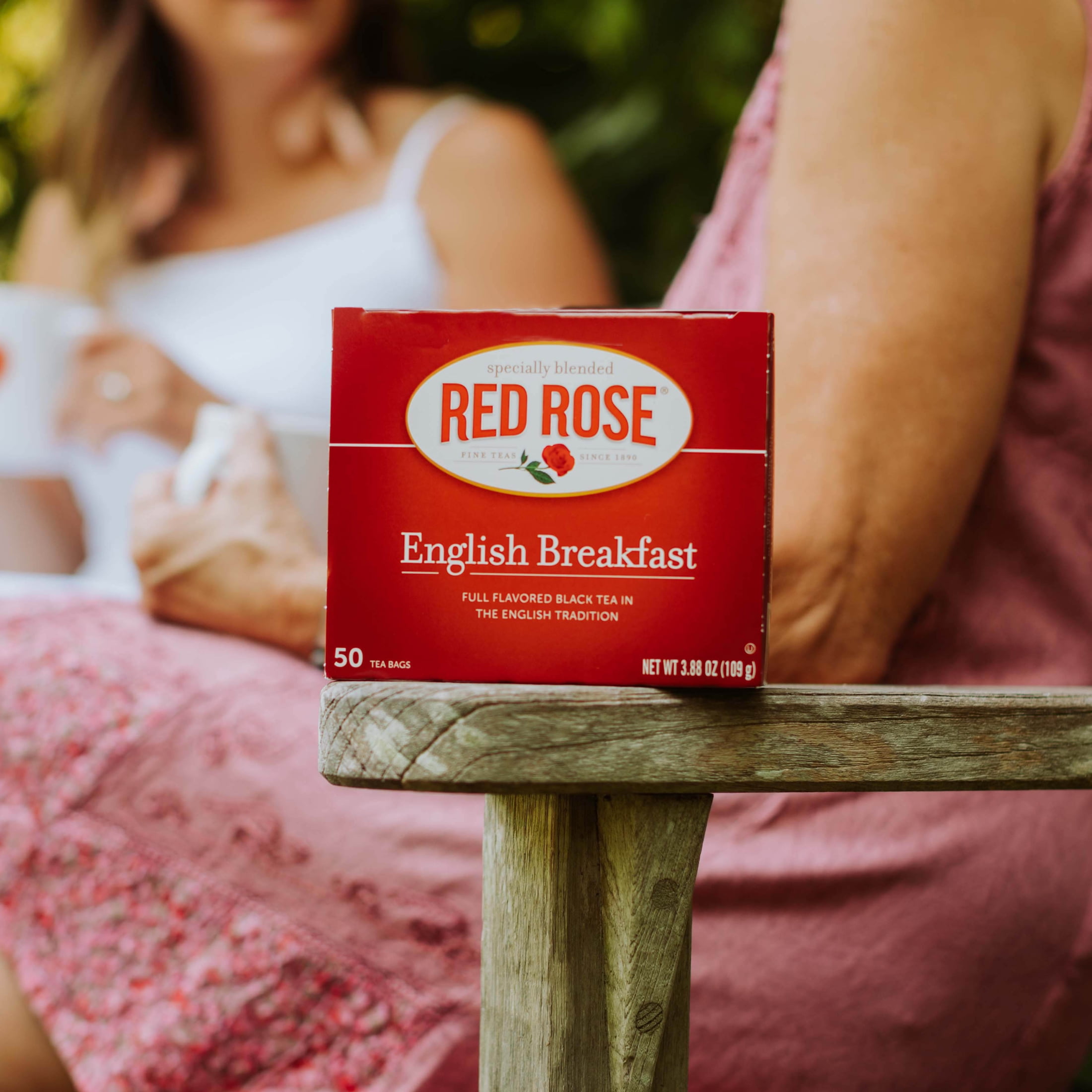 Red Rose English Breakfast Tea Specially Blended Strong Robust Black Tea with 50 Individually Wrapped Tea Bags Per Box (6pk) Contains Caffeine Brew Hot Full Flavored Black Tea in the English Tradition