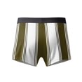 thumbnail image 3 of Underwear for Men Striped Ice Silk Boxer Briefs Breathable Quick Dry Stretch Colorblock Mens Boxers Soft Waistband Lightweight Shorts Army Green S, 3 of 3