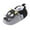 Gray&Black, variant on Infant Cute Cartoon Unisex Baby Warm Cotton Anti-Slip Soft Sole First Walkers Shoes