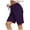 Purple, variant on BYHONG Women's Shorts - Casual Running Workout Shorts with Elastic Waist, Athletic Yoga Sports Pants Featuring Convenient Pockets for Active Wear Blue L