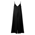 thumbnail image 5 of uublik Womens Jumpsuit Casual Loose Overalls Jumpsuits Wide Leg Pants Rompers with Pockets, 5 of 7