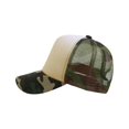 thumbnail image 3 of Trucker Cap Mesh Hat Snapback Cap Summer Hat CAMO Casual Baseball (7fc031_Khaki/Camo/Camo), 3 of 4