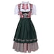 thumbnail image 3 of High Quality Traditional German Plaid Dirndl Dress Oktoberfest Costume Outfit For Adult Women Halloween Fancy Party, 3 of 3