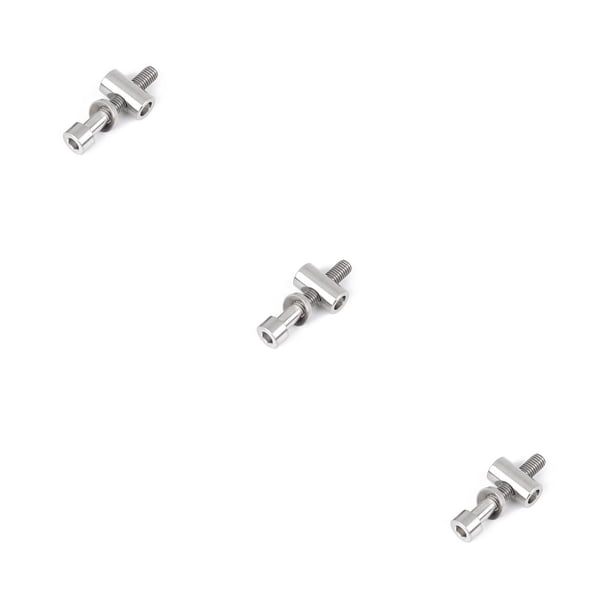 Naiovety Tornillos de perno de fijación de poste de asiento de bicicleta accesorios de pieza plata M5x30 Type1 NO1