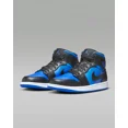 thumbnail image 1 of Ni - ke NEW Men's Size 10-11 Ni - ke Air Jordan 1 Mid AJ1 Black Royal Blue Shoes DQ8426-042, 1 of 5
