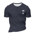 thumbnail image 4 of Men's Casual Short Sleeved T-shirt Raglan Sleeve Bottom Shirt M, 4 of 5