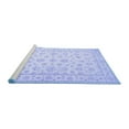 thumbnail image 2 of Ahgly Company Machine Washable Indoor Rectangle Oriental Blue Traditional Area Rugs, 8' x 12', 2 of 4
