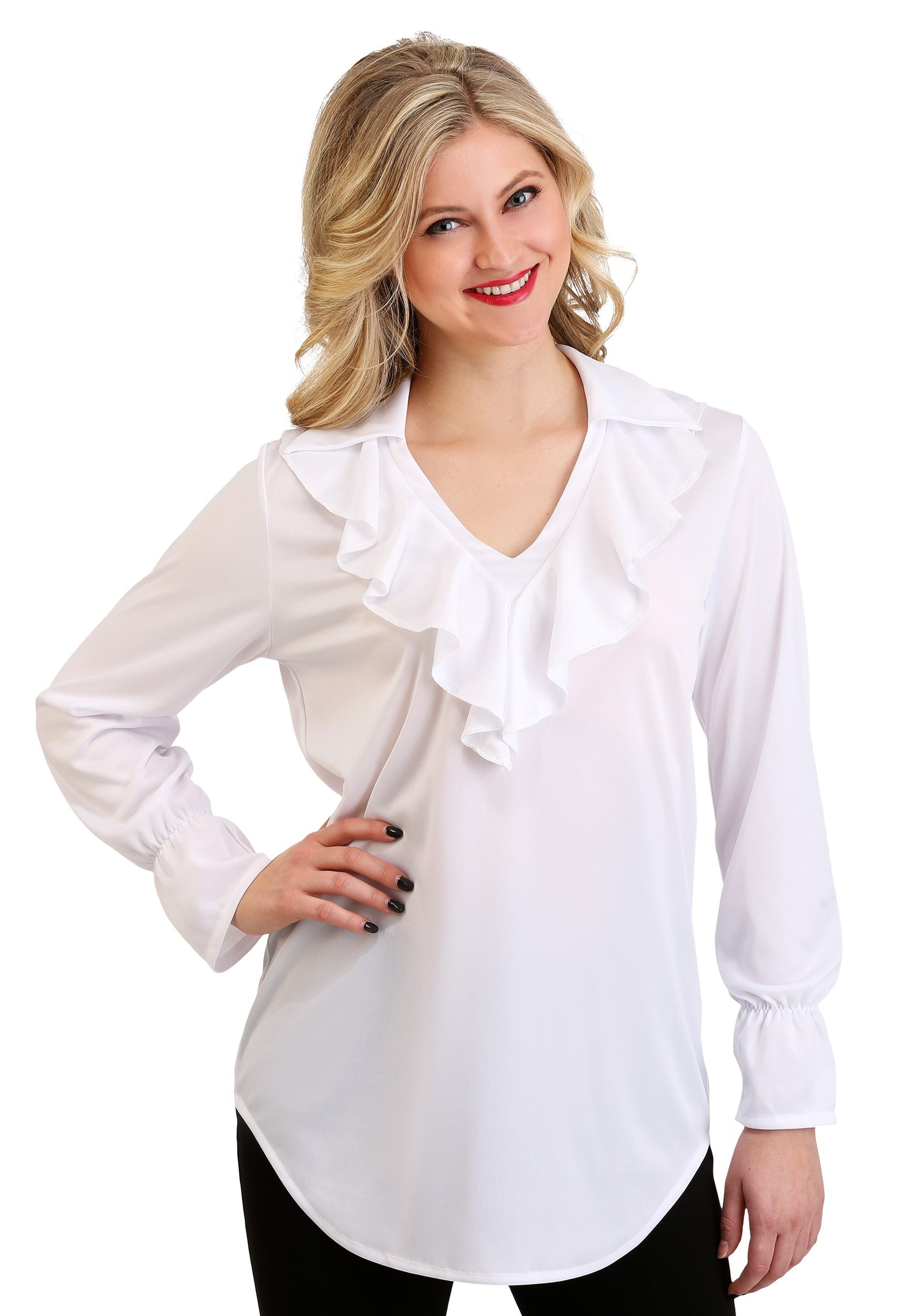 pirate ruffle blouse