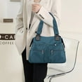 thumbnail image 3 of Bolsos De Nylon Para Mujer, Bolsa De Viaje De Nylon Impermeable, Bolsos Ligeros, Bolsa De Transporte Para Hombres Y Mujeres, Bolso De Hombro De Nylon Con Múltiples Bolsillos., 3 of 6