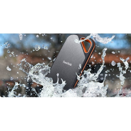 SanDisk - Extreme Pro Portable 4TB External USB-C NVMe SSD - Black
