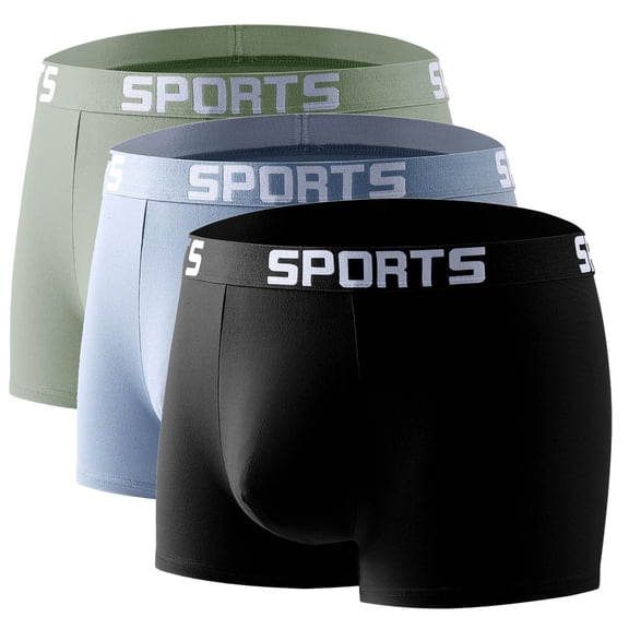 Gymvis Mens Underwear Comfy Cotton Pack Mens Underpants Boxer Briefs