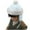 White, variant on HAiming Boys Girls Winter Hat with Earflap Fleece Lined Warm Soft Comfy Skiing Pom Pom Caps for Kids