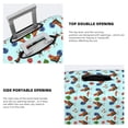 thumbnail image 3 of Xecao Roosters And Plants Print Elastic Luggage Cover, Double-sided Print , Perfect for Travel, Business, and Daily Use (Suitcase Not Included)-X-Large, 3 of 7