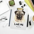 thumbnail image 7 of FMSHPON Pug Dog Printing Clipboard Hardboard Wood Nursing Clip Board and Pull for Standard A4 Letter 13x9 inches, 7 of 7