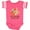 Football Pink and White, variant on Inktastic My Cousin Loves Me Fox Boys or Girls Baby Bodysuit