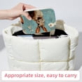 thumbnail image 6 of Rabbit Velvet Portable Storage Box with Removable Compartment: Gift-Ready Organizer for Bracelets, Necklace, and Jewelry, 6 of 7