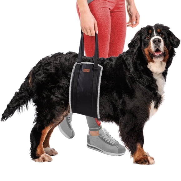OAKI PET Dog Sling for Large Dogs (60-120 lbs) - Lift Harness Supports Rear Legs and Hips for Elderly or Handicapped Pets