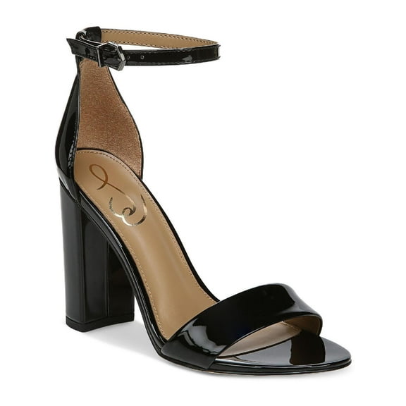 Sam Edelman Womens Yaro Patent Block Heel Evening Sandals