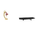 thumbnail image 1 of Elegante Figura De Bailarina De Resina Con Bandeja De Almacenamiento De Madera Rústica Multiusos, Escultura Decorativa Para El Hogar, La Oficina, El Escritorio, El Dormitorio Y La Boda., 1 of 8