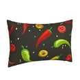 thumbnail image 2 of Fotbe Chili2 Pillow Cases - Envelope Closure - Luxury, Extra Soft, Cooling Pillow Covers - Wrinkle, Fade, Stain Resistant-16"x24", 2 of 9