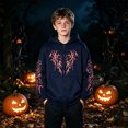 thumbnail image 2 of Hiijoy Boys Halloween Hoodie Graphic Full Zip Hooded Sweatshirt Kids Long Sleeve Pullover, 2 of 4