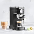 thumbnail image 6 of CASABREWS CM5418 Espresso Machine, 20-Bar Coffee Maker with PID Temperature Control, Pressure Gauge, Pre-Infusion, Steam Wand & Stainless Steel Design, Black, 6 of 11