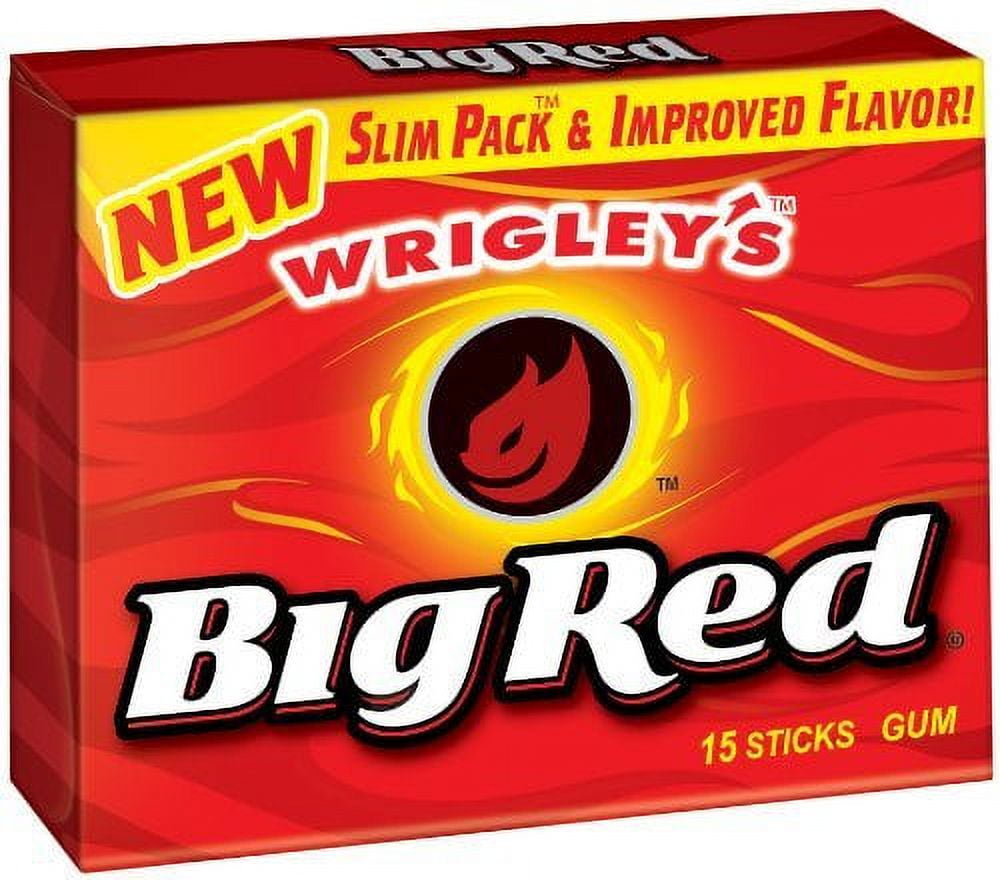 Big Red, Slim Pack Chewing Gum, Multipack, Pack of 3 - Walmart.com