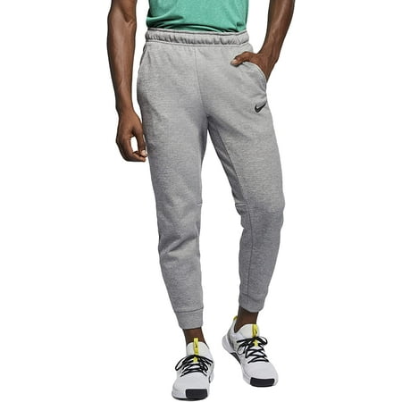 UPC 886668340388 product image for Nike Mens Thermal Taper Pants Dark Grey Heather/Black Large | upcitemdb.com