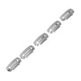 thumbnail image 2 of Clip, Safe 8 Teeth  Comb Clip 50pcs Portable 1.1in  For Hair Salon Silver, 2 of 8