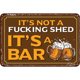 thumbnail image 1 of Placa Metal Vintage Es Una Barra Pintura Hierro Rectangular Arte La Pared 30x20 Cm, 1 of 9