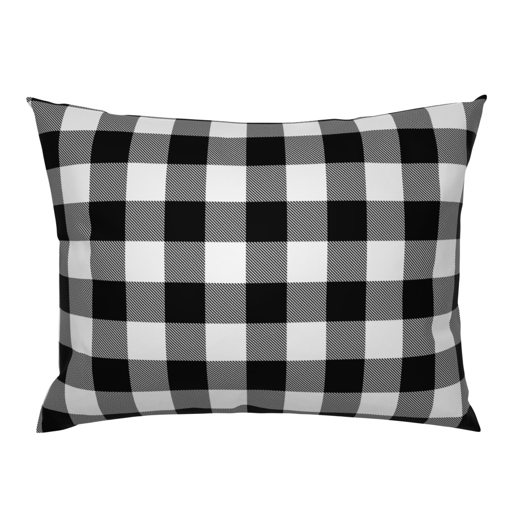 Buffalo Plaid Check Farmhouse Camper Nursery Holiday Pillow Sham by