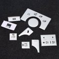 thumbnail image 4 of Car Button Sticker, Aluminum Alloy Button Repair Kit Stylish Antiscratch  Replacement For Land Rover Range Rover Sport 2014-2017 For Auto, 4 of 8