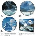 thumbnail image 3 of Designart "South America Mountain" Landscapes Floater Framed Wall Decor, 3 of 7